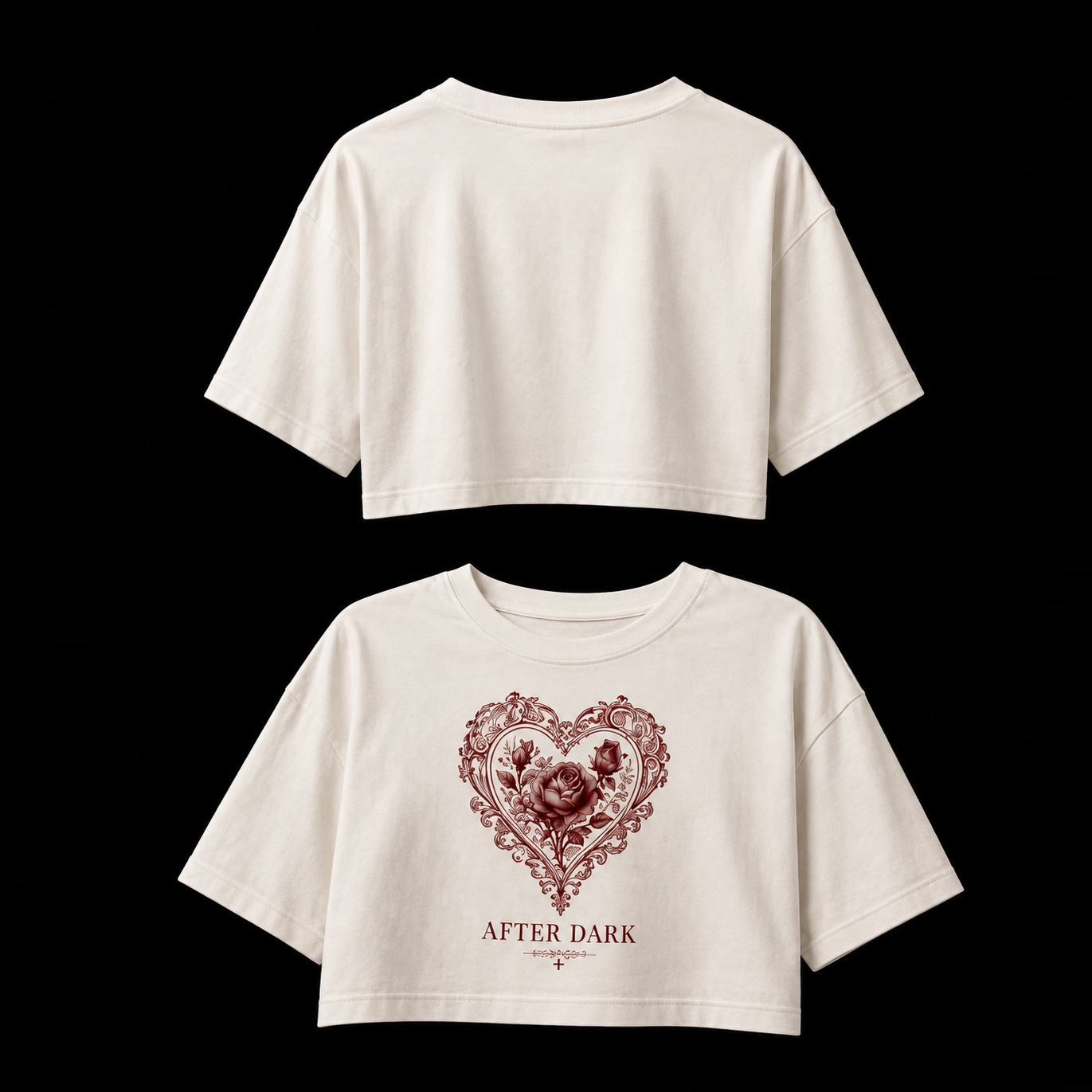 Cropped Bleeding Romance
