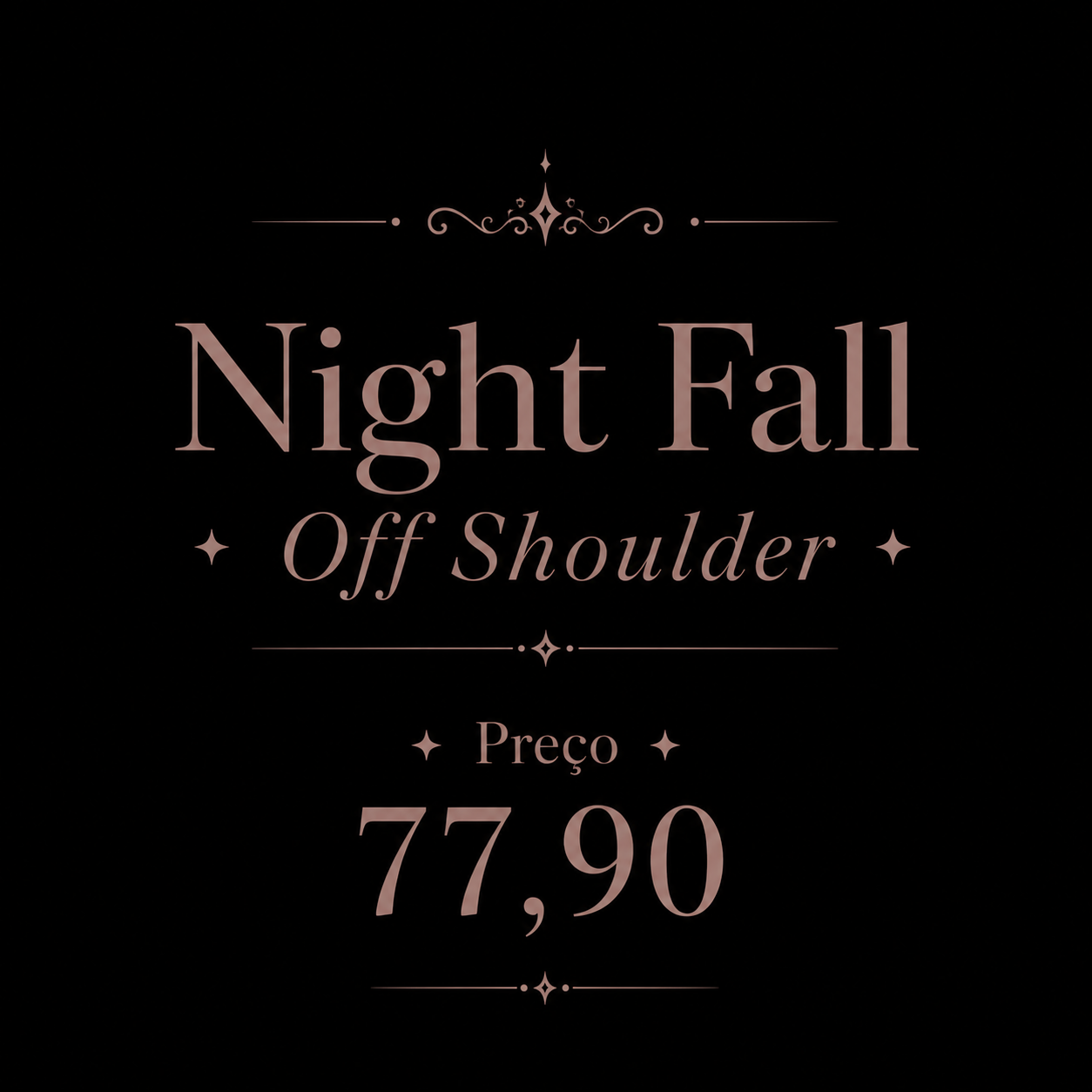 Night Fall Off Shoulder